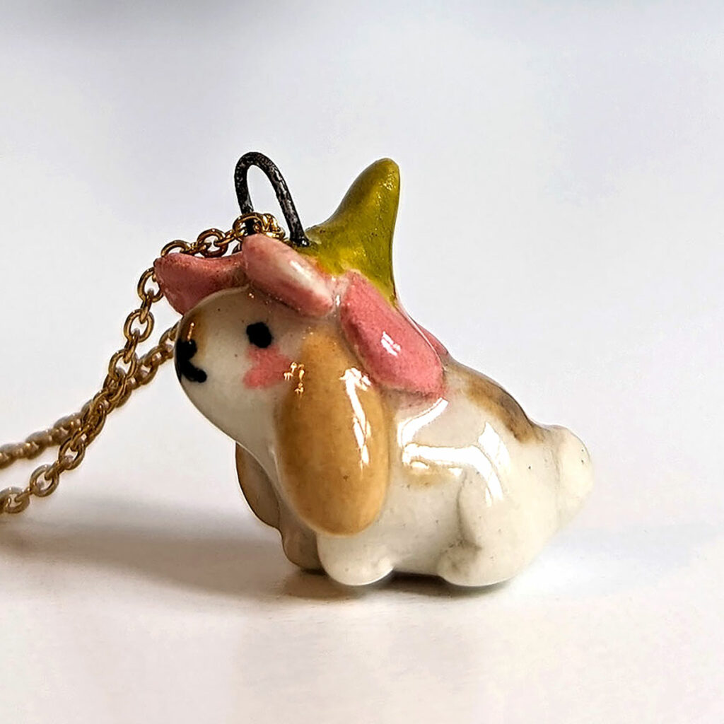 bunny pendant 