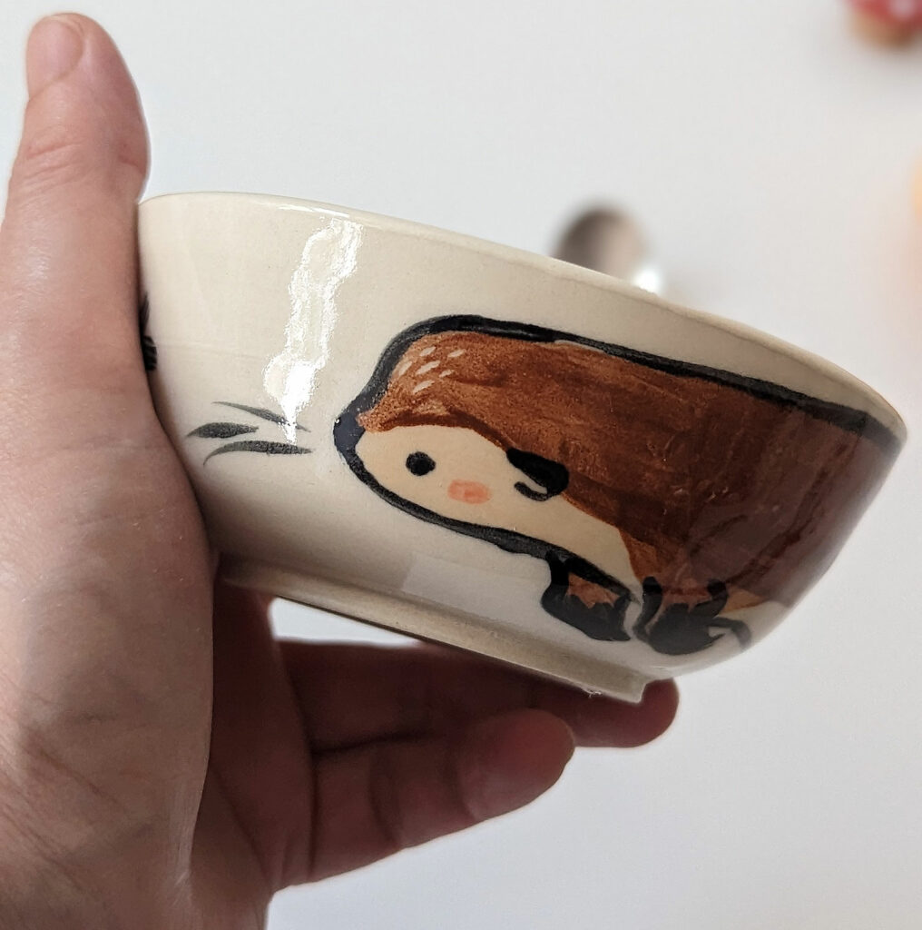 tiny otter bowl 