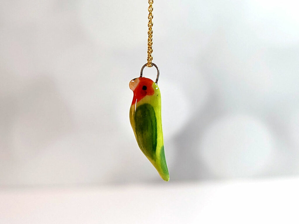 lovebird pendant