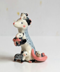 opossum mama figurine