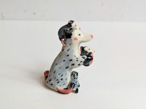 opossum mama figurine