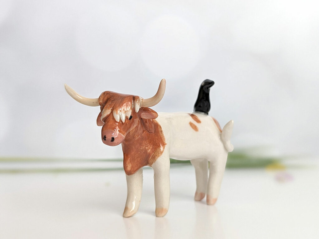 Highland cow figurine 