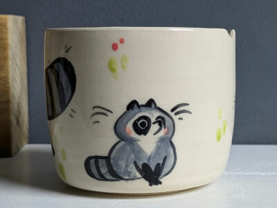 Gobelet pour Artiste : Ratons Laveurs – Image 4
