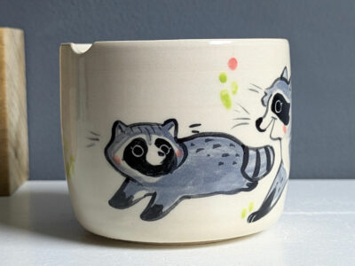 Gobelet pour Artiste : Ratons Laveurs – Image 3