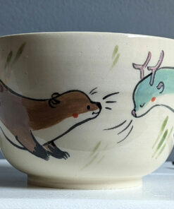 otter couple large bowl