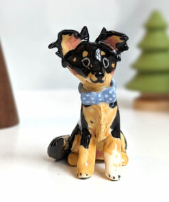 chihuahua papillion figurine