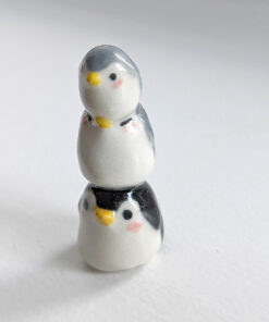 penguin stack figurine