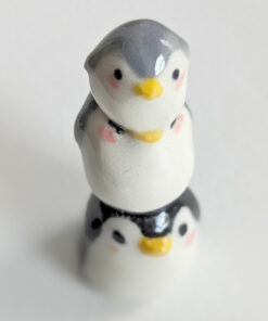 penguin stack figurine