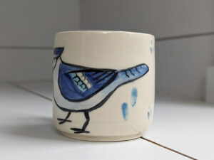 blue jay mug