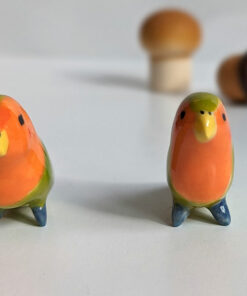 porcelain lovebirds figurines