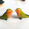 porcelain lovebirds figurines