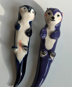 otters couple blue