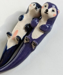 otters couple blue