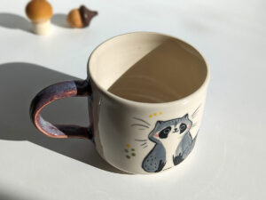 raccoon mug