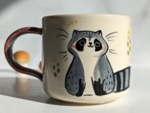 raccoon mug