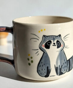 raccoon mug