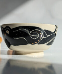 tea cup octopus and gold