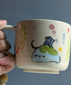 fox owl mug