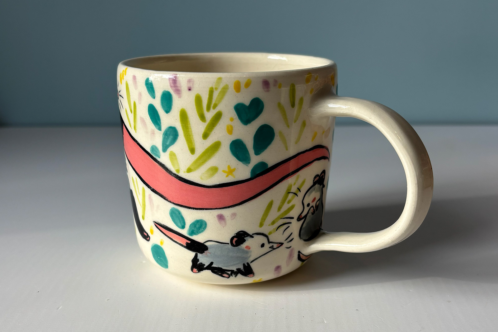 Mug - Opossum family - Image 5