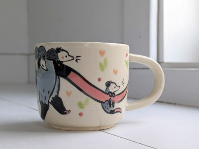 Mug - Opossum family - Image 6