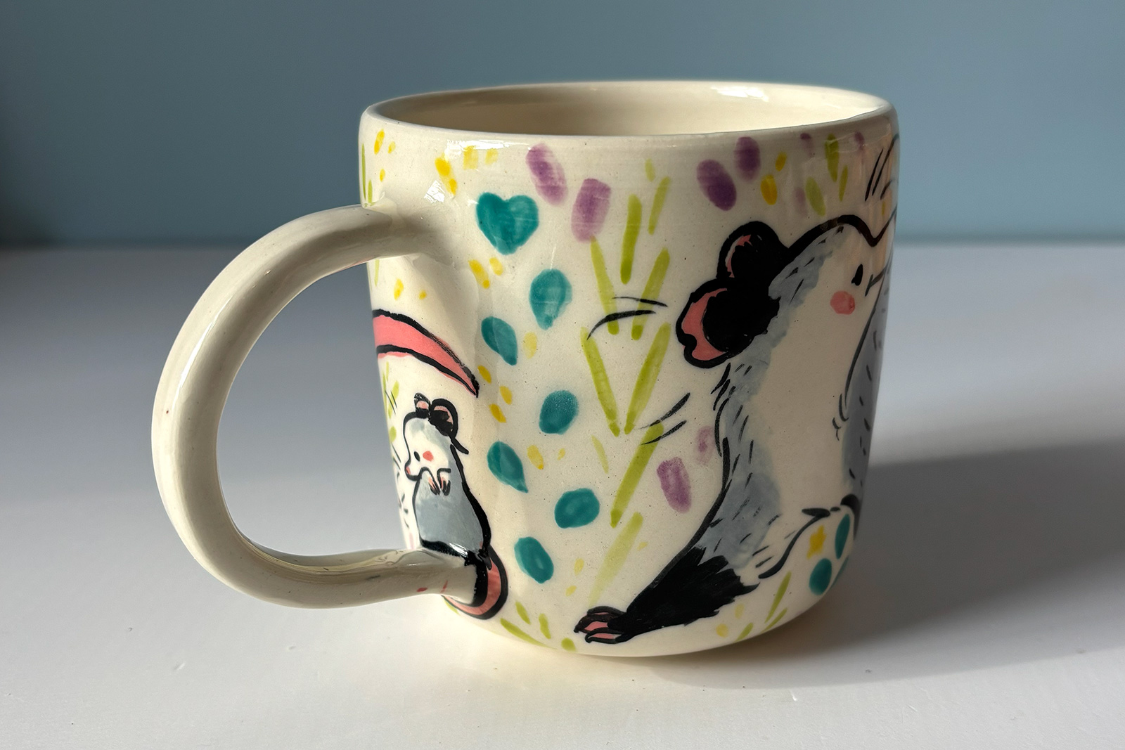 Mug - Opossum family - Image 4