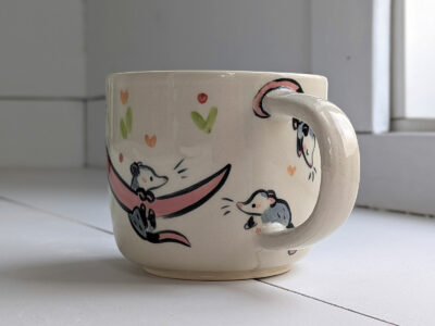 Mug - Opossum family - Image 5