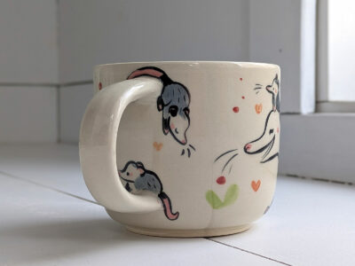Mug - Opossum family - Image 4