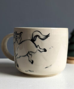 pony mug handmade