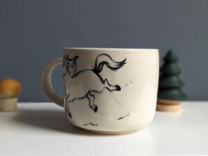 pony mug handmade