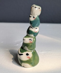 frog stack figurine