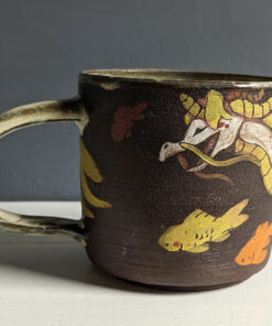 mug koi fish dragon