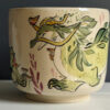 spring dragon planter illustrative pottery by kness