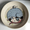 adorable handmade opossum plate by kness