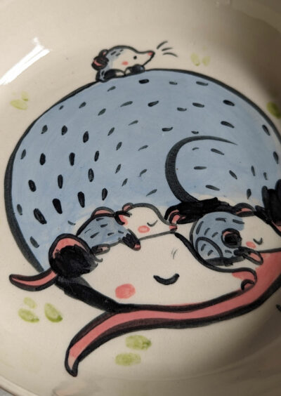 Assiette creuse - Opossums – Image 2