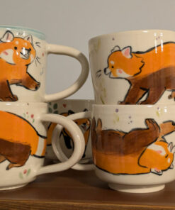 Red panda mugs