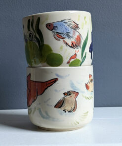 Betta and Cardinal cups