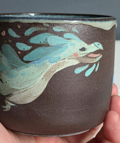 blue dragon black cup