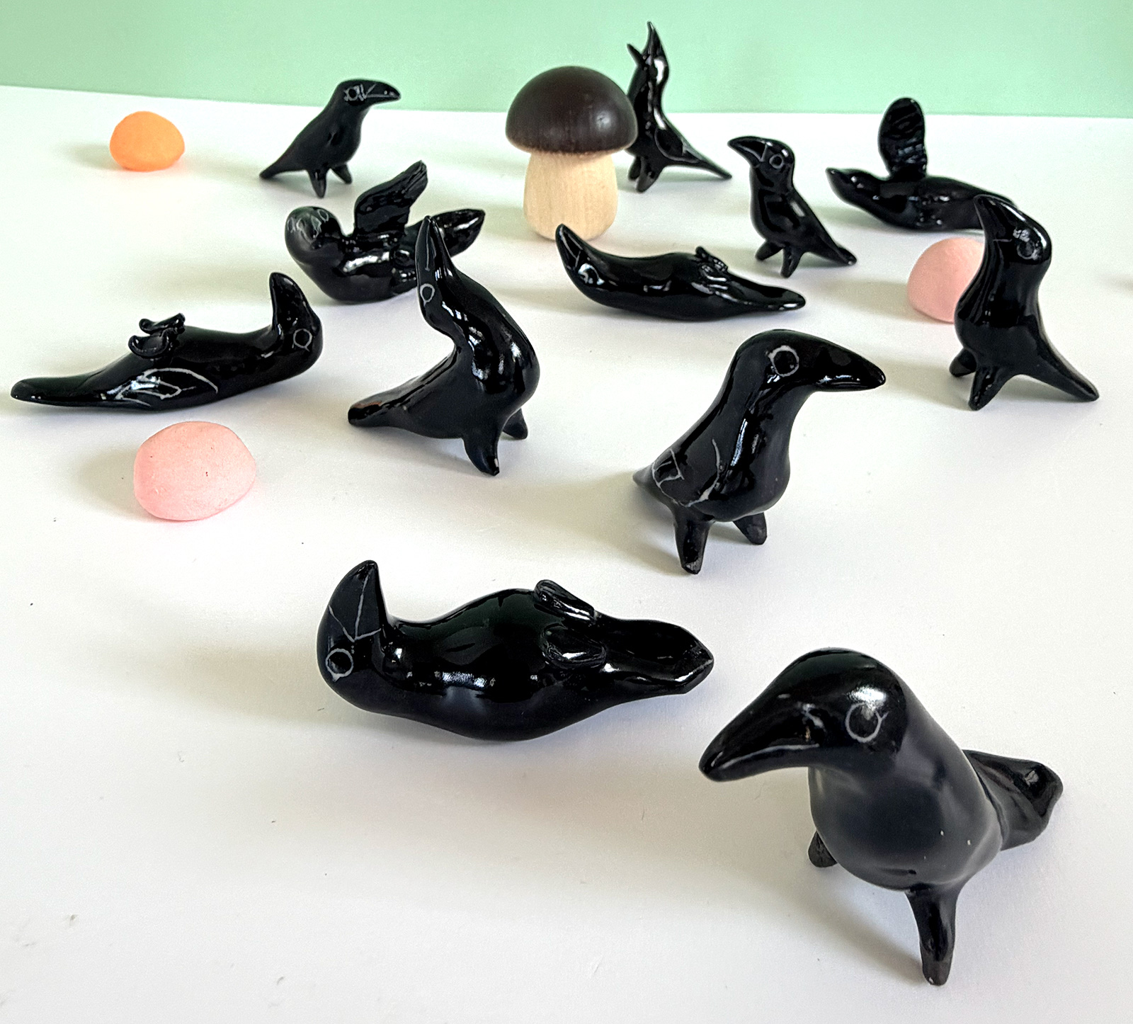 Compagnon de thé - Corbeau