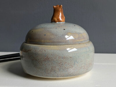 Porcelain Lidded Jar - Bear - Image 8