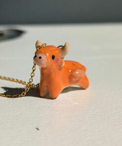 highland cow pendant
