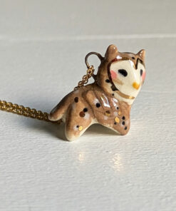 porcelain pendant owlbear