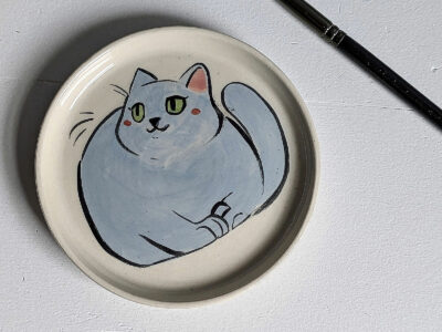 Soucoupe Chat Gris – Image 3
