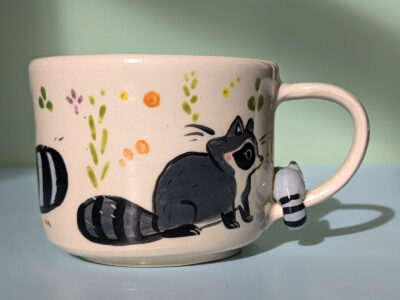 Mug Sculpté - Ratons Laveurs – Image 2