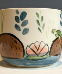 adorable capybara handmade mug by kness