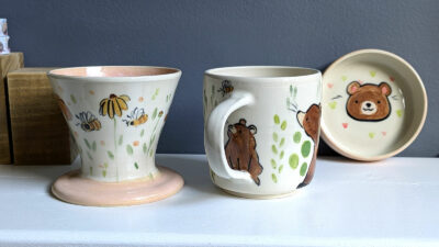 Set de Café Filtre Individuel - Ours et Abeilles – Image 5