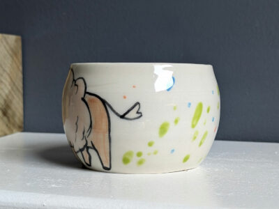 Pot - White bison - Image 6