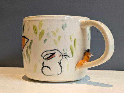 Sculpted Mug - Foxes - Image 3