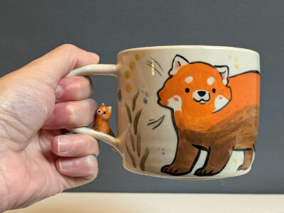 Mug Sculpté - Panda Roux – Image 8