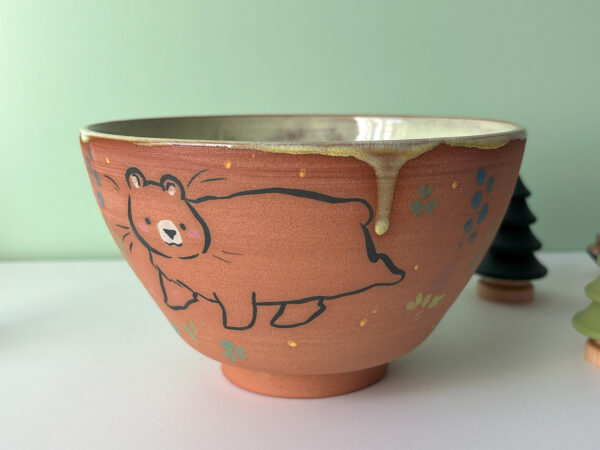 adorable bear bowl