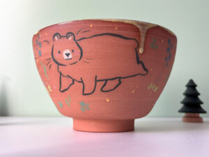adorable bear bowl